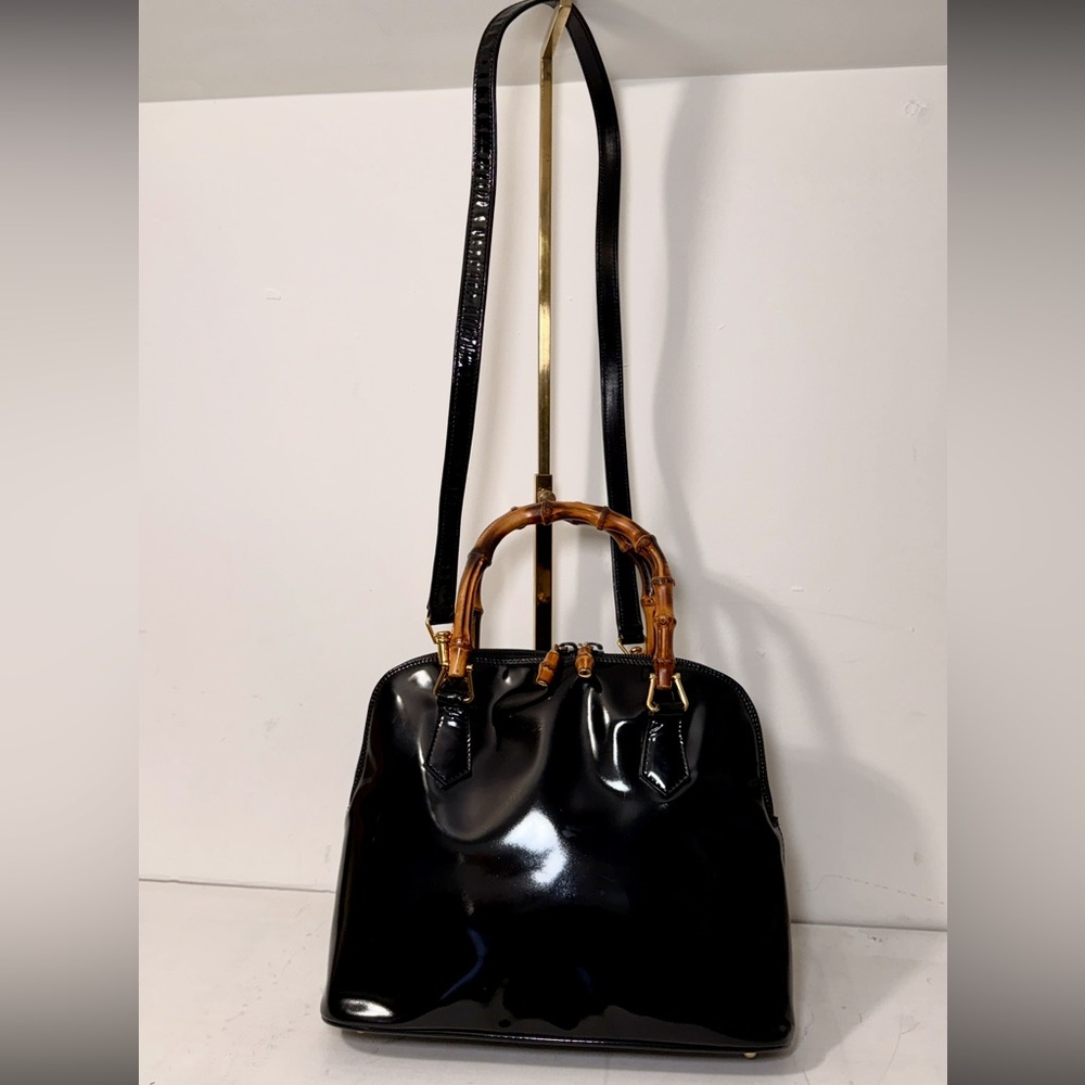 Authentic GUCCI Bamboo handles 2way hand Bag - Picture 6 of 15